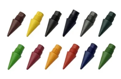 12PCS Replaceable 12 Colors Eternal Pencil Nib tip No Ink HB Pencil Writing Art Sketch Stationery Kawaii School Supply