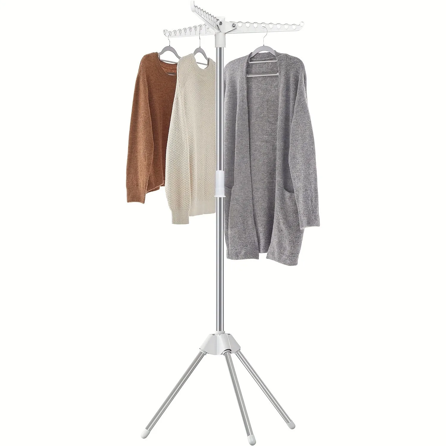 Porte-vêtements pliable pour balcon de chambre à coucher, sur pied 1 Porte-vêtements pliable pour balcon de chambre à coucher, sur pied 1