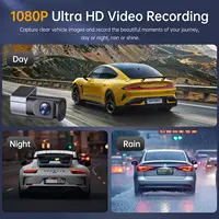 Dashcam 1080P avec Vision nocturne, Mini Dashcam cachée, surveillance du stationnement 24 heures sur 24, enregistrement en boucle, capteur de gravité, contrôle par application 2