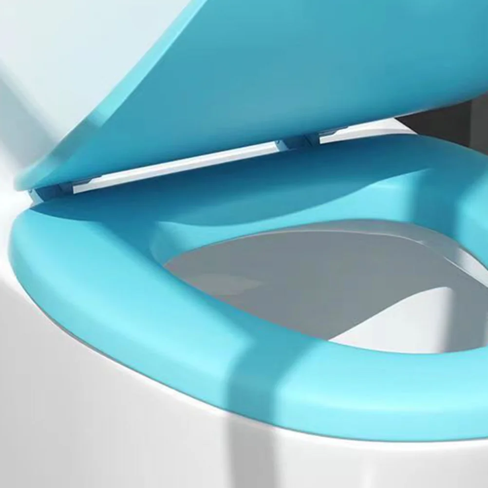 Thickened EVA Toilet Seat For Toilets Bathroom Eva Cover Washable Reusable Home Travel Use Practical Decorative Effect
