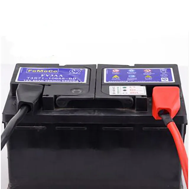Cache Bornes Batterie Rouge Et Noir - Paire De Protections Pour Pôles Positif/négatif