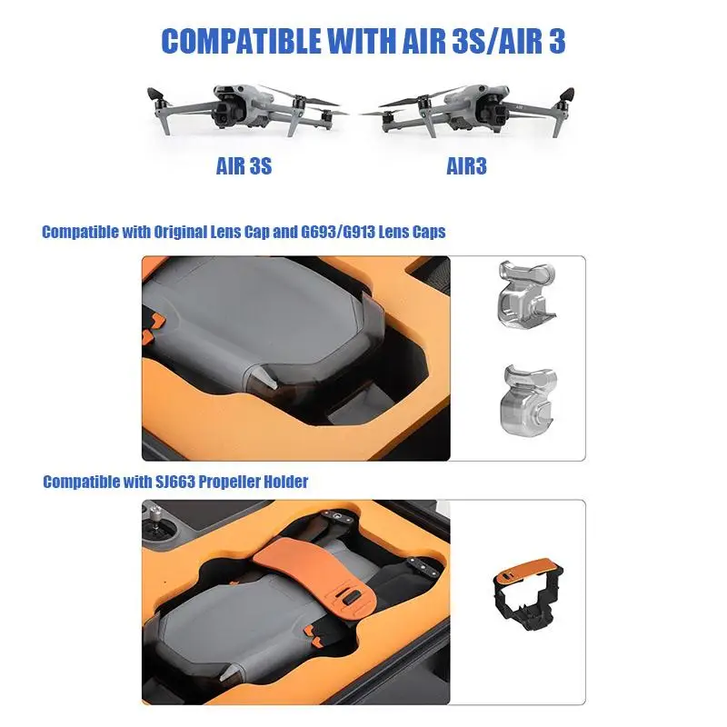 Valise étanche anti-explosion pour DJI AIR 3S/3 RC 2