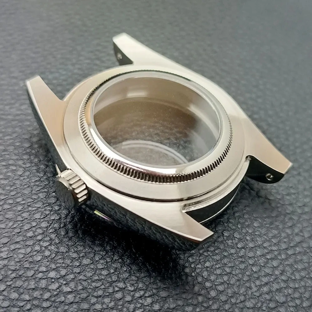 NH35 Case 41mm Luxury Men's Steel Case Fit NH35 NH36 Movement Sapphire Glass 20mm Strap Watch Box