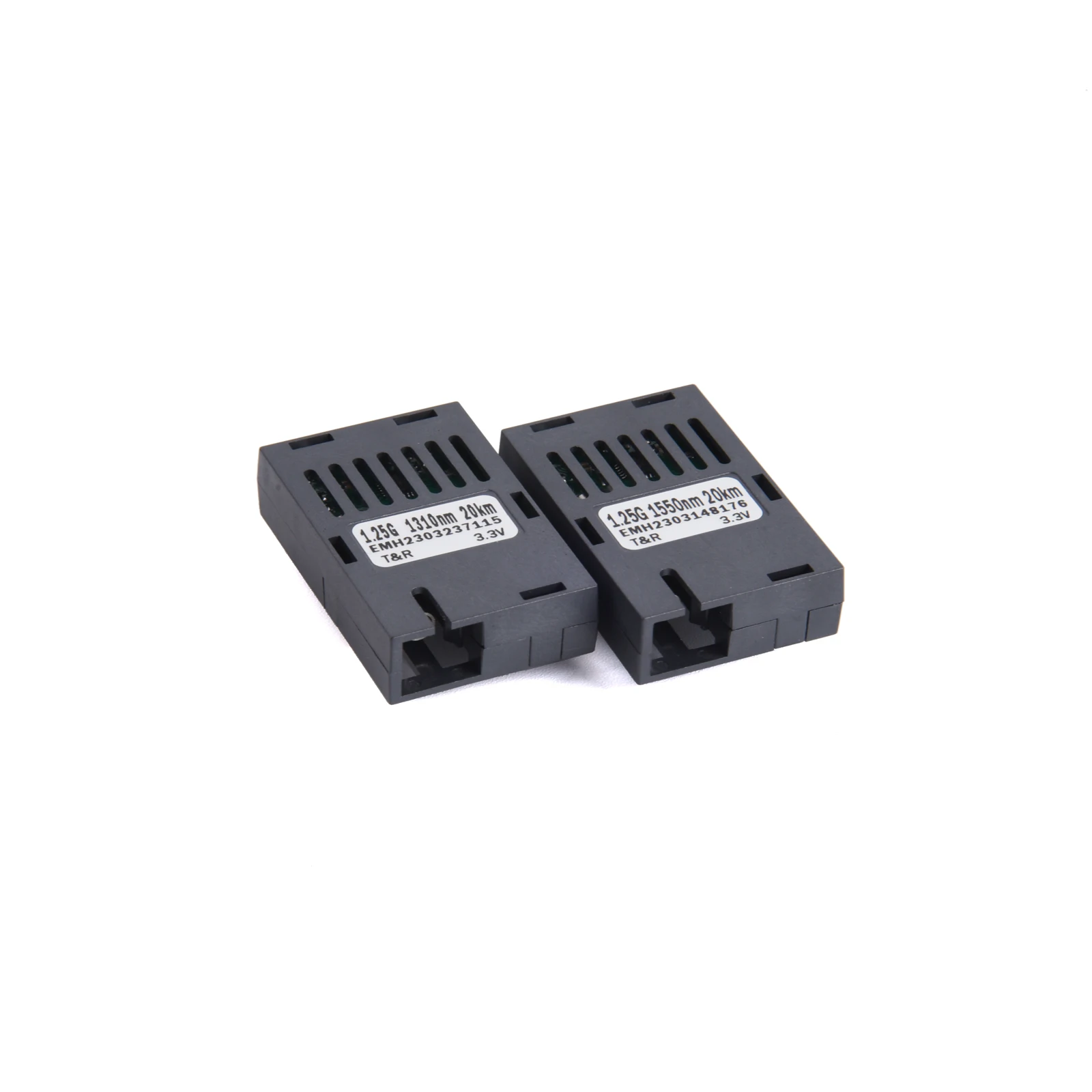 1Pair 1.25G 1*9 Fiber Optical Module 1000M Gigabit SC UPC APC Single Mode 1310nm/1550nm Fiber Send and Receive A + B Kit 3KM/20KM fiber transceiver module