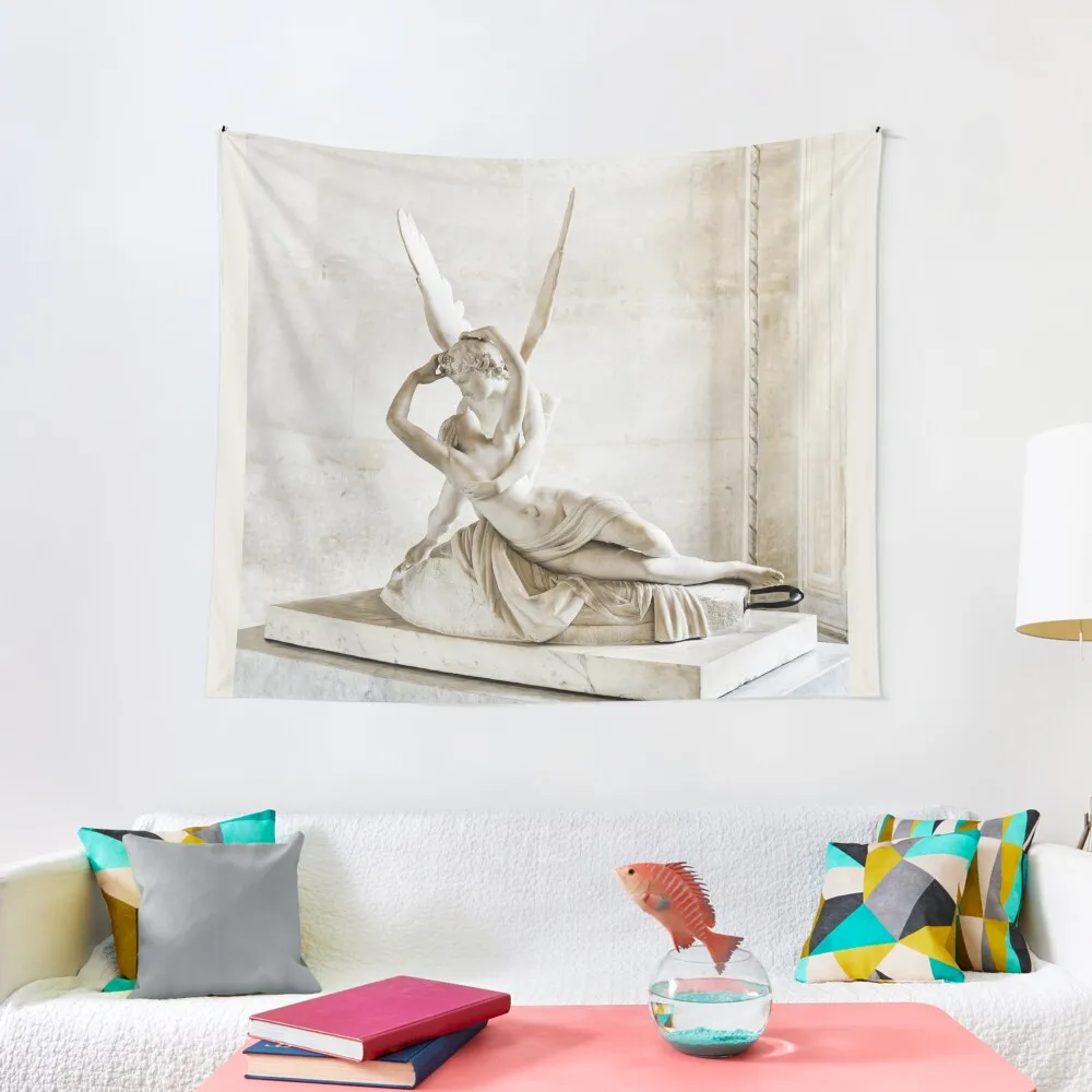 

Psyche Revived by Cupids Kiss Tapestry Bed Room Decoration Kawaii Room Decor Tapestry