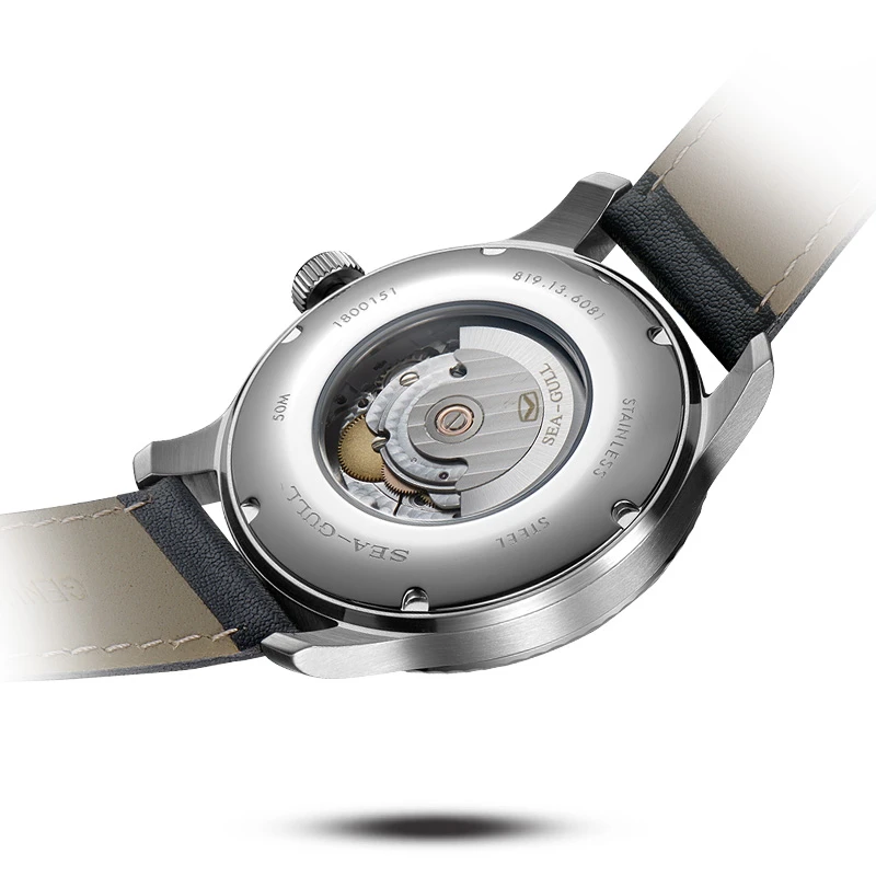 SEA-GULL Orologio meccanico da uomo, orologio da polso