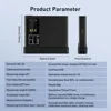 Gloss Meter 60° Glossmeter 1-200Gu, with LCD Digital Backlit and Auto Calibration for Glass Stone Tile Car USB Charging 6