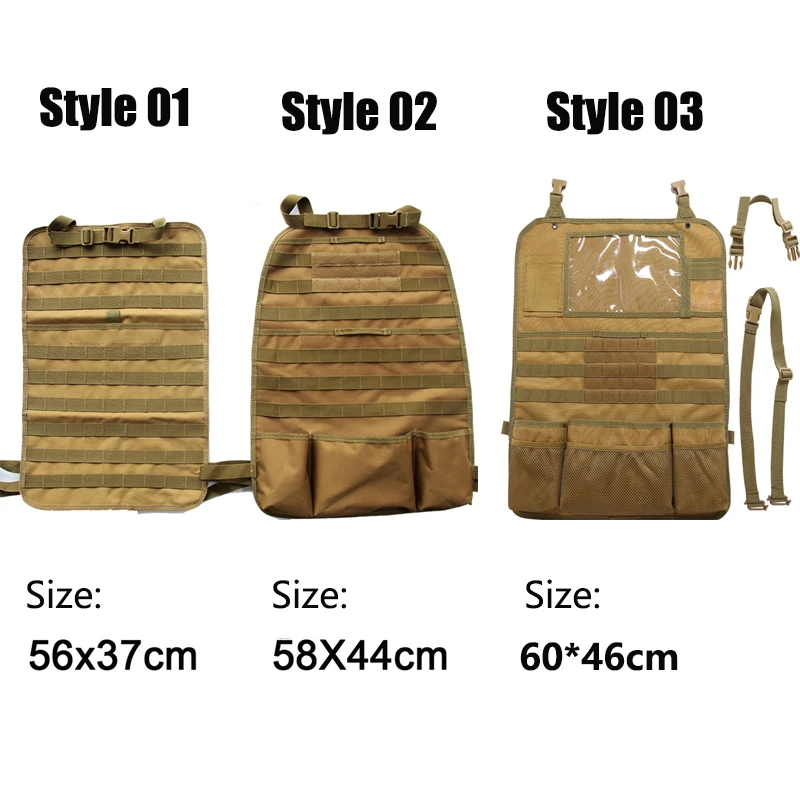 Universelle taktisch kompatible Autos itz lehne Veranstalter militärische  Sitz bezug Schutz Outdoor-Werkzeuge Auto Aufbewahrung tasche Pack -  AliExpress