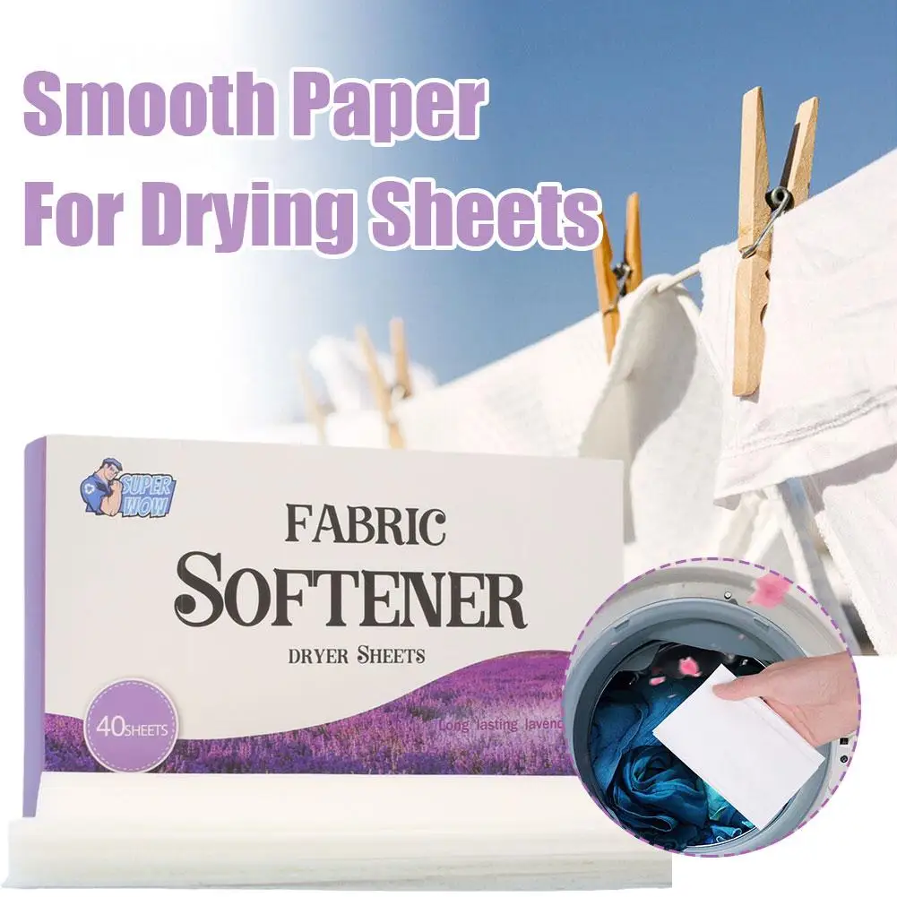 Drying Machine Companion Drying Sheet Soft Paper Fragrance Static Flexible Clothing Smell Anti Remover Fabric Softener Sheets