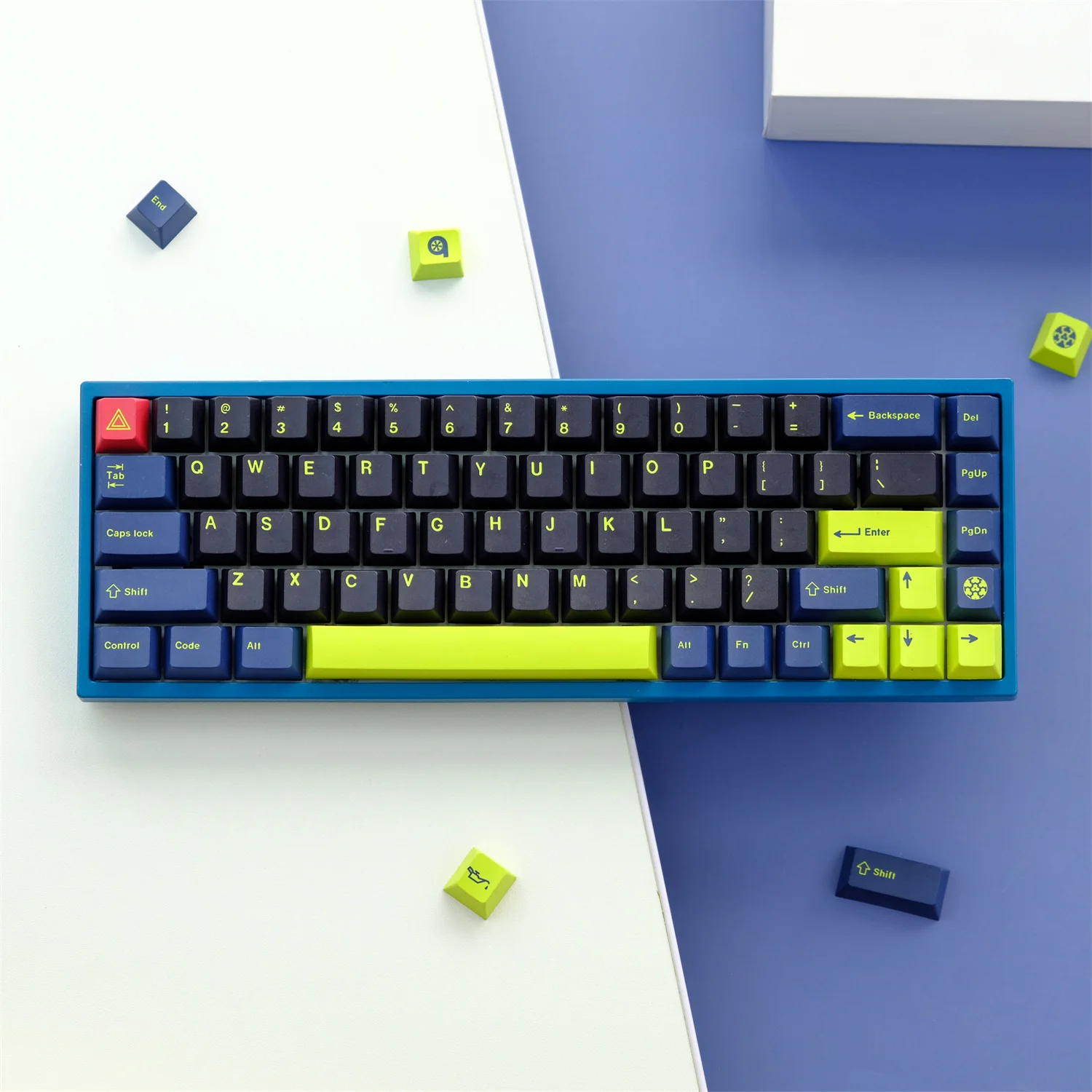 Chaves Conjunto Gmk Noite Corredor Keycaps Pbt Tintura Sublimação Chave Tampões Cherry Perfil Keycap para Keychron q1 q2 k2 Anne Gk64 Poker 129