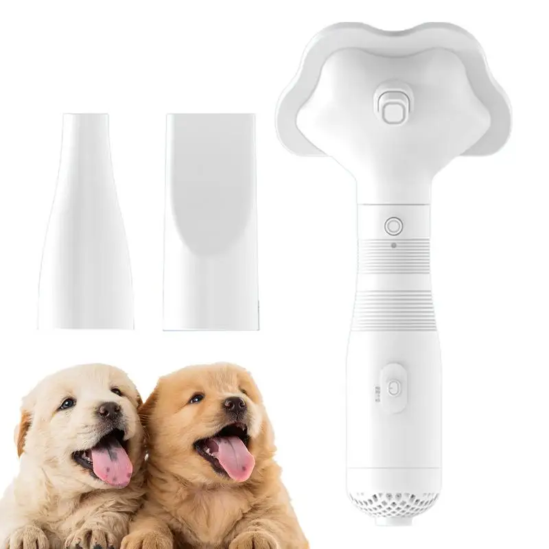 Portable 2-in-1 Dog Hair Dryer Pet Grooming Dryer Brushes Pet Hair Dog Grooming Supplies Three-Speed For All Types Of Dogs