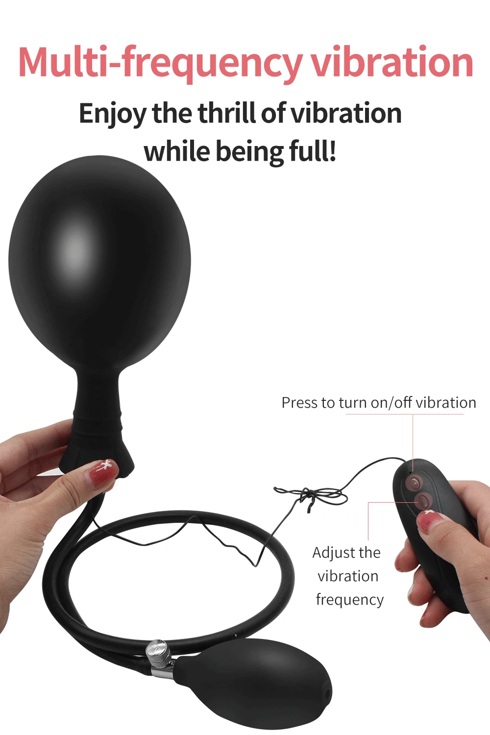 Grande Iatable Super Anal Plug Espandibile Pompa Dildo Dilatatore anale Vibratore Butt Plug Anal Ba_voghion.com