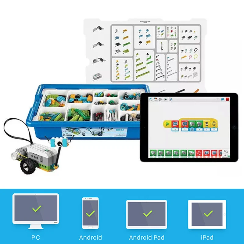 NEW WeDo 2.0 Core Set Robotics STEAM Boxed Kit Compatible with