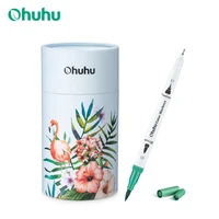 Ohuhu Art Markers Dual Tips Line Marker Set Coloring Water Color Brush Fineliner WaterColor Pen Painting Drawing School Supplies 1