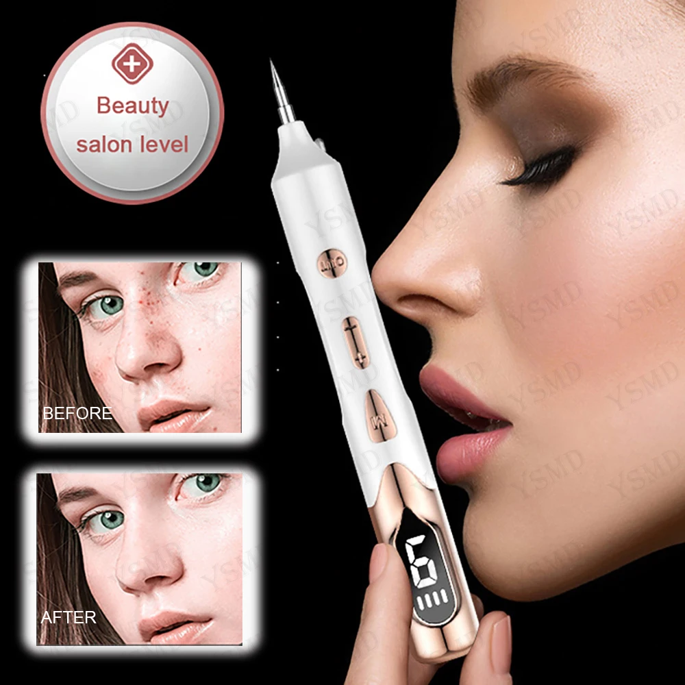 Warts Mole Remover Pen For Skin Face Black Dot Pimples Tattoo Removal Pen Home Beauty Care Tools Facial Beauty-health Device skin tag removal tool skin tag removal pen