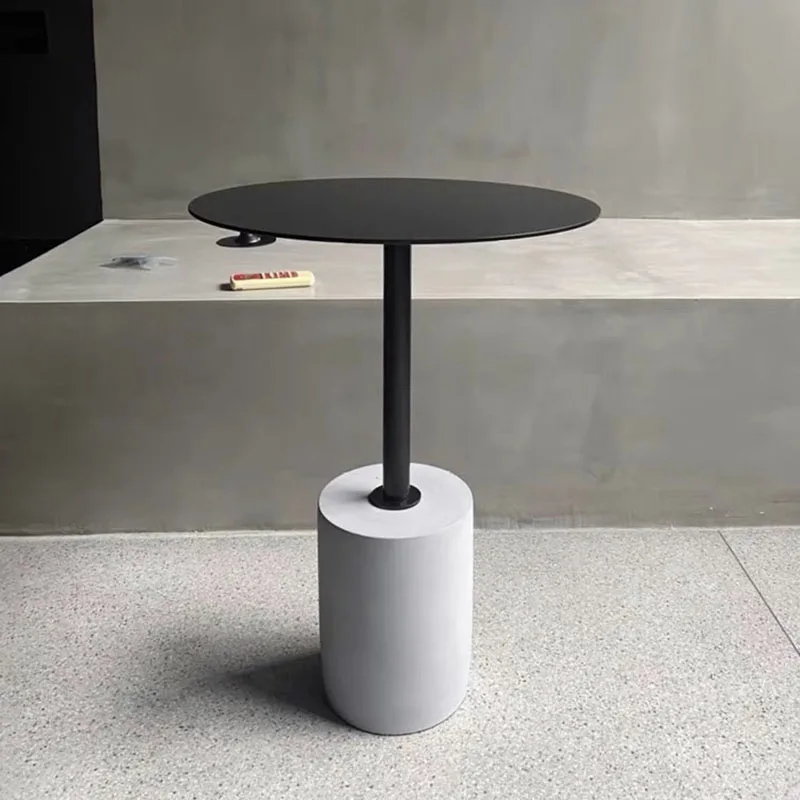 Round Living Room Coffee Table Small Iron Basses Marble Modern Coffee Tables Tea Minimalist Metal Muebles Nordic Furniture cheap living room furniture tray small round table modern metal black folding round coffee table side table
