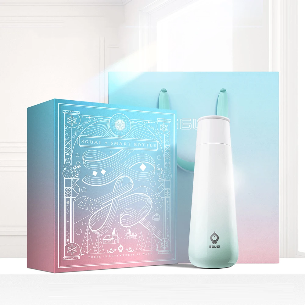 

2023 Новый Sguai маленький водяной Монстр M2S умная Термокружка обновление цветной экран Сделай Сам фото умная чашка для воды подарок оборудование для кемпинга