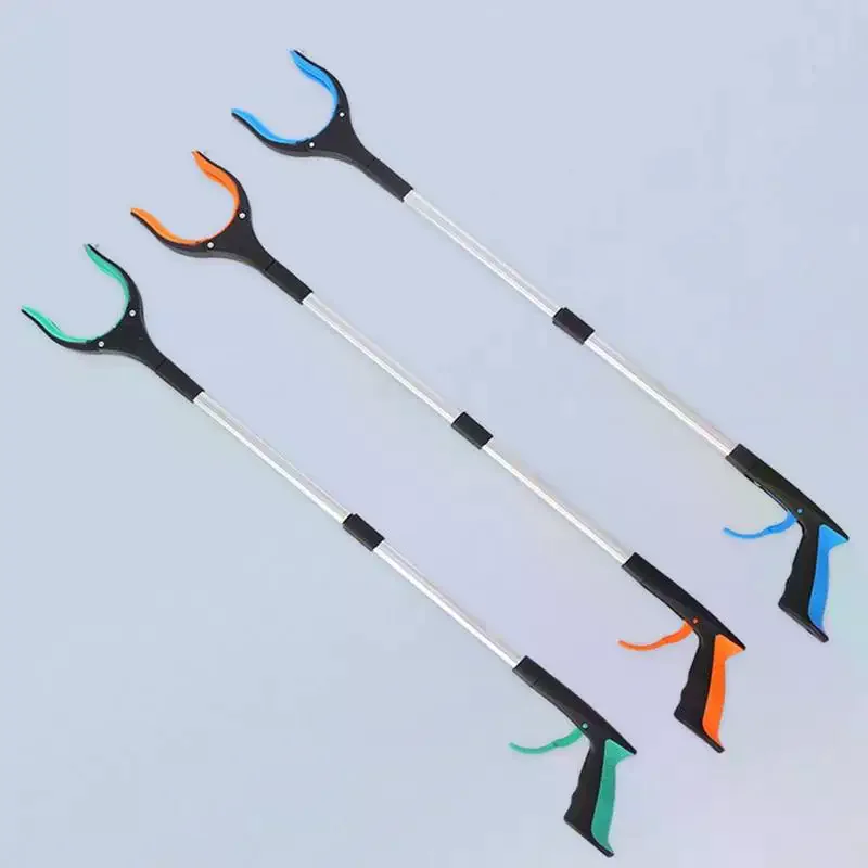 360도 회전 가능한 쓰레기 집게 °   회전식 클립형 쓰레기 집게 픽업 도구 80cm 경량 접이식 그리퍼 연장 핸드툴