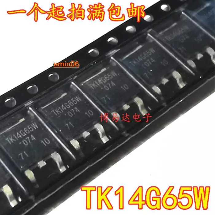 

Оригинальный товар TK14G65W MOS TO-263, в наличии 5 шт.