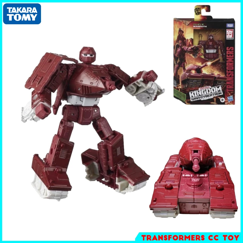 In stock Takara Tomy Transformers Kingdom Series WFC-K6 Warpath Action Figure Robot Gift Hobby Collectibles