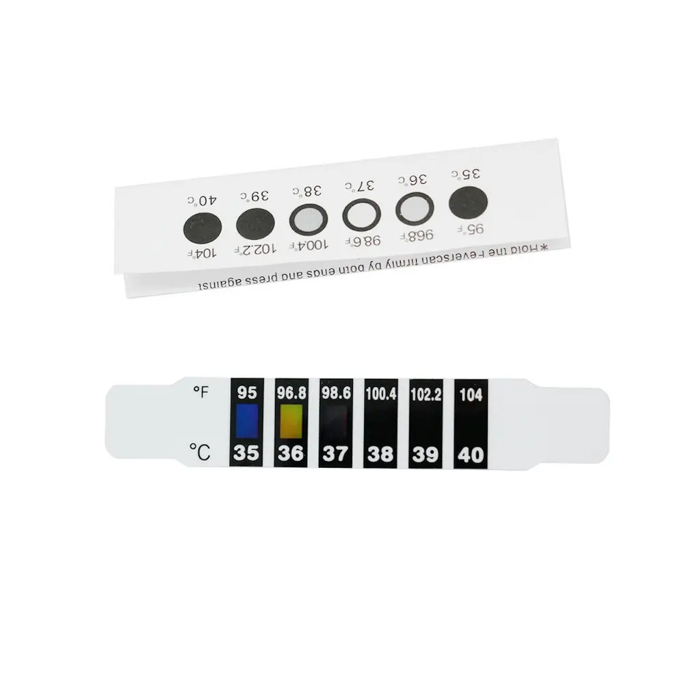 

1 шт. полоски для измерения температуры лба для взрослых и детей многоразовые дорожные наклейки для проверки температуры