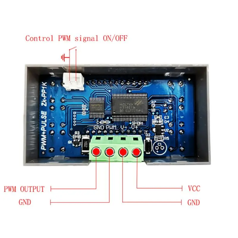 co530 ZK-PP1K PWM 펄스 주파수 듀티 사이클 신호 발생기 1Hz150KHz 내구성