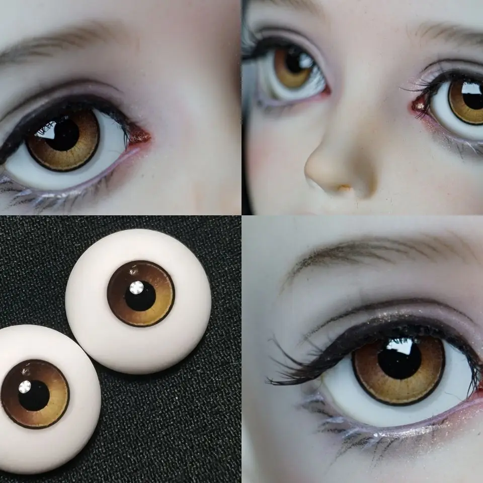 New Resin Eyes Doll Eyeball For 1/6 1/8 1/3 BJD Doll OB11 DIY Handmade Eyeball 10mm/12mm/14mm/16mm Doll Accessories Eyeball Gift