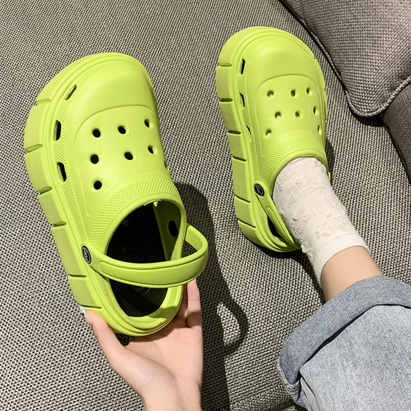 Sandalias De Jalea Huecas Para Mujer - Planas, Suaves, Tallas EU35-40, Diseño Nido De Pájaro, Colores Varios