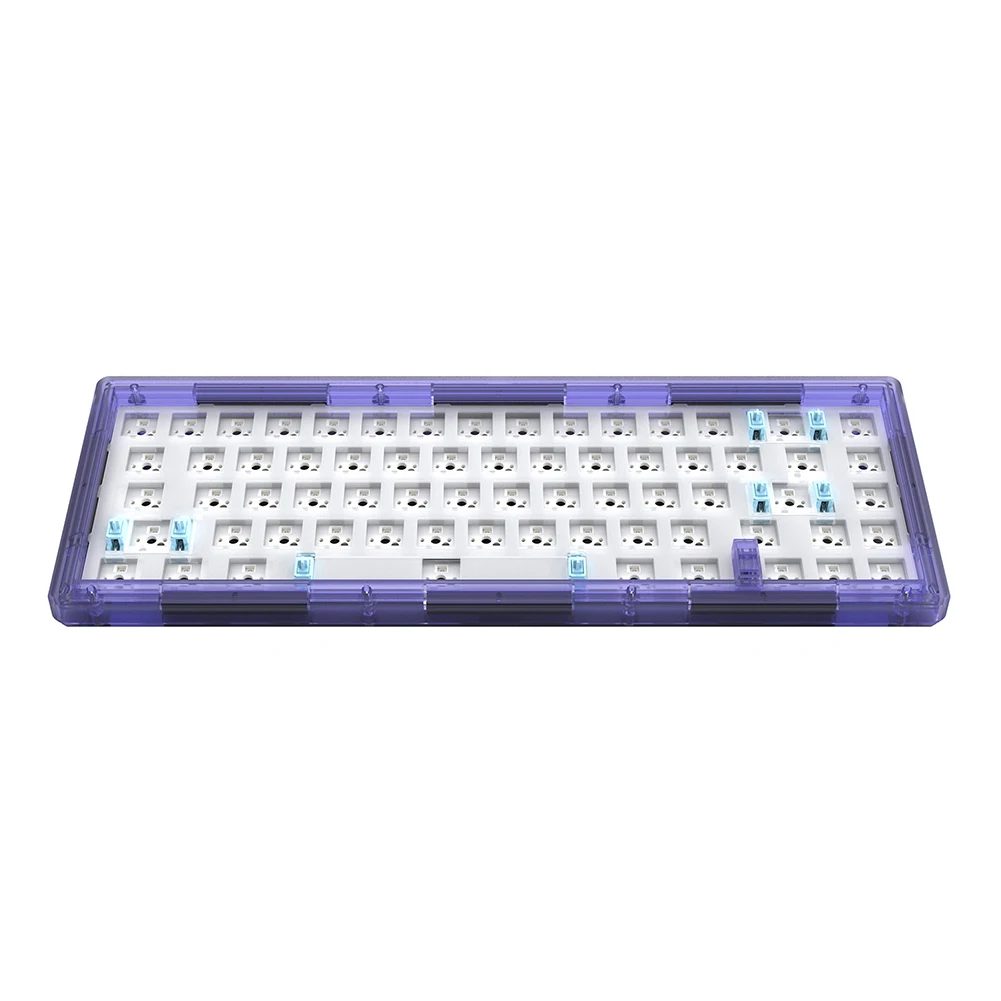 DIY 유선 기계식 키보드 키트, USB-C 타입 케이블, 67 키 기계식 게이밍 키보드, 사무실 데스크탑용 RGB 백라이트 개스킷