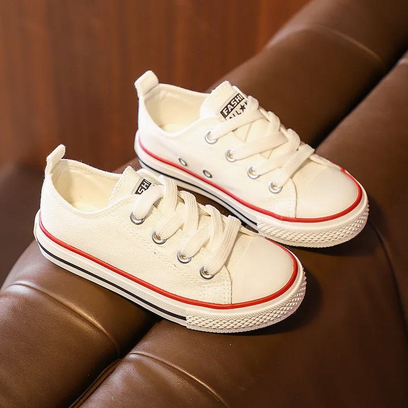 Kids Canvas Sneakers Toddler Sport Casual Shoes Fashion Soft Breathable Boys Girls Flats Canvas Shoes Children Loafers sports shoes kids sneakers kids shoes kids sports shoes