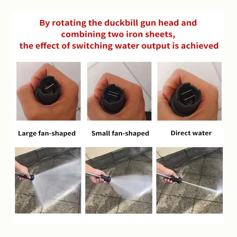 Car Washer High-pressure Accessories Multifunction Professional Adjustable 4000psi 1/4 Quick Connector Car Wash Trigger Gun 2