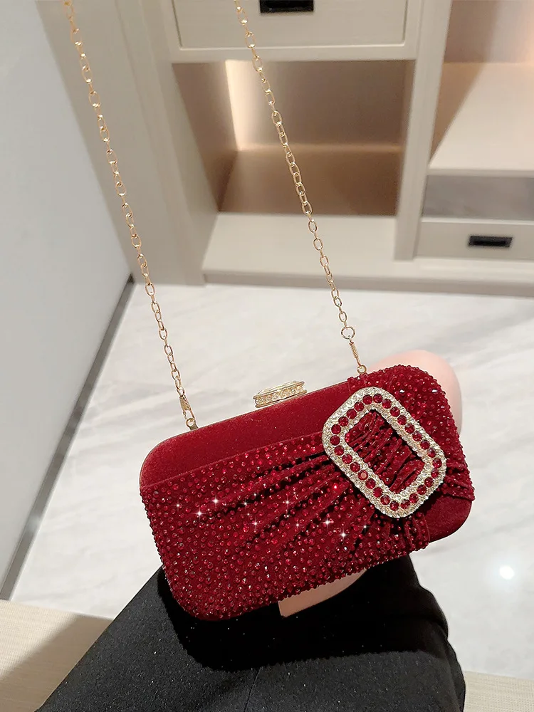 【suzen】Pearl Square Chain Bag DHgate.com:Vintage Pearl Chain Shoulder Bag - Small Square