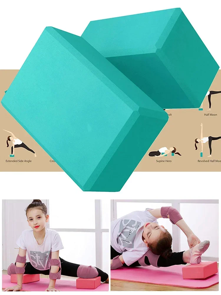 Non Slip Yoga Brick 1PC High Density Foam Block for Pilates Dance Stretching Exercise Home Gym Equipment Fitness Eva Mat Sb7538f04b8eb436188e642a9782c9b84a