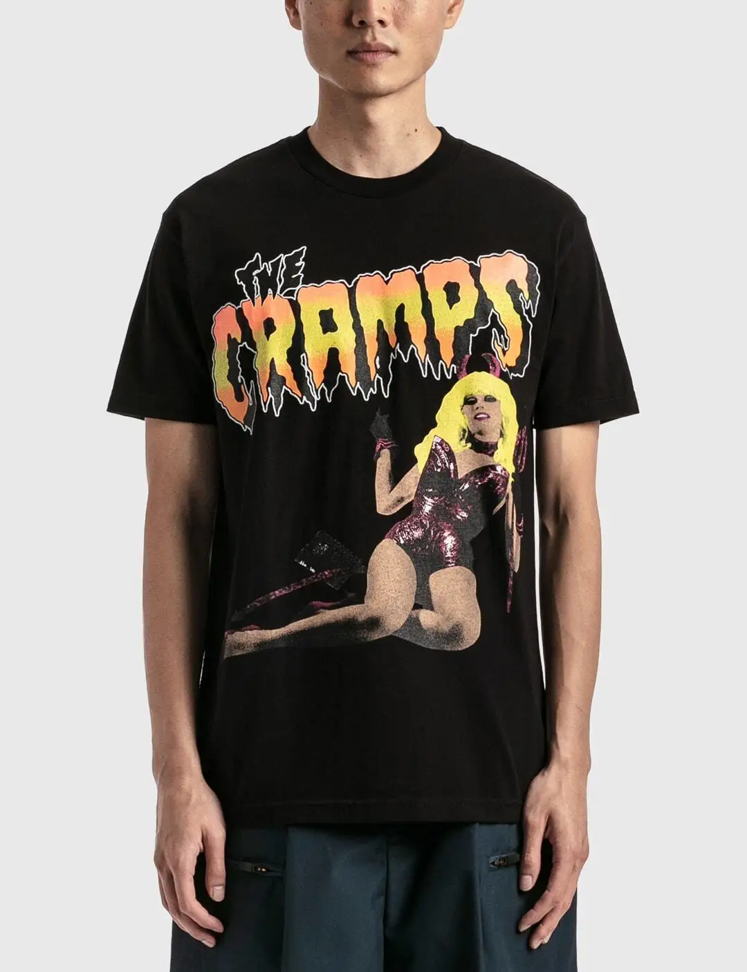 I Crampi Bad Music For Bad People T Shirt Retro Style Black Tee Nh3269