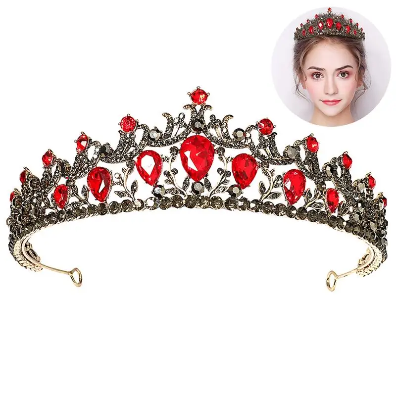 

Wedding Tiara Elegant Rhinestone Vintage Bridal Tiara Princess Crown For Women Crystal Tiara For Women Wedding Crown Jewelry