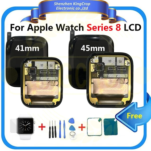Apple Watch 8用のオリジナルLCDタッチスクリーン,デジタイザーディスプレイ,41mm,45mm,a2773,a2775,a2772,a2774  AliExpress
