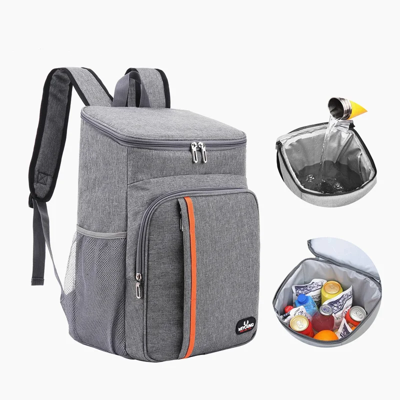 

Outdoor Picnic Bag Insulation Backpack Waterproof Large Capacity Refrigerated Bag Multi-functional 3 Colors Camping Cooler Box