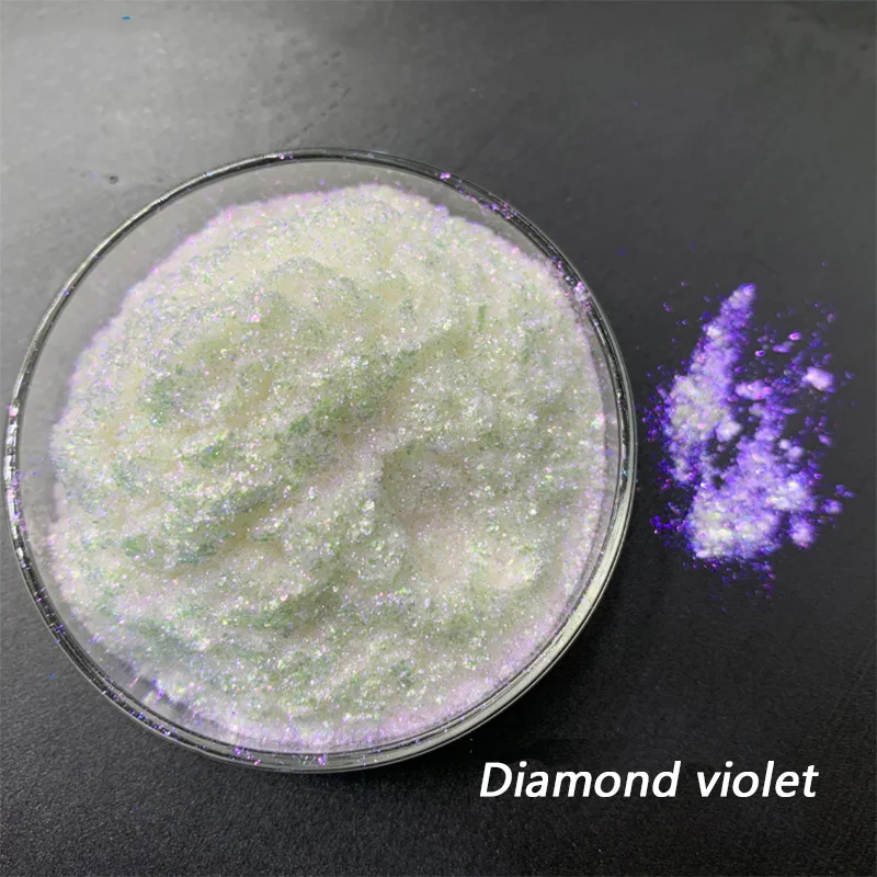 

20g/bag Iridescence Reflect Nail Powder; Aurora Fragment;Ultra thin Diamond Color Pearlescent Powder Nail Decoration #SOFE'S925