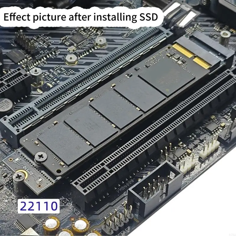 87HA SSDs Upgraded 12+6Pin SSDs to M.2 Key M NVME Risers Card Adapter for