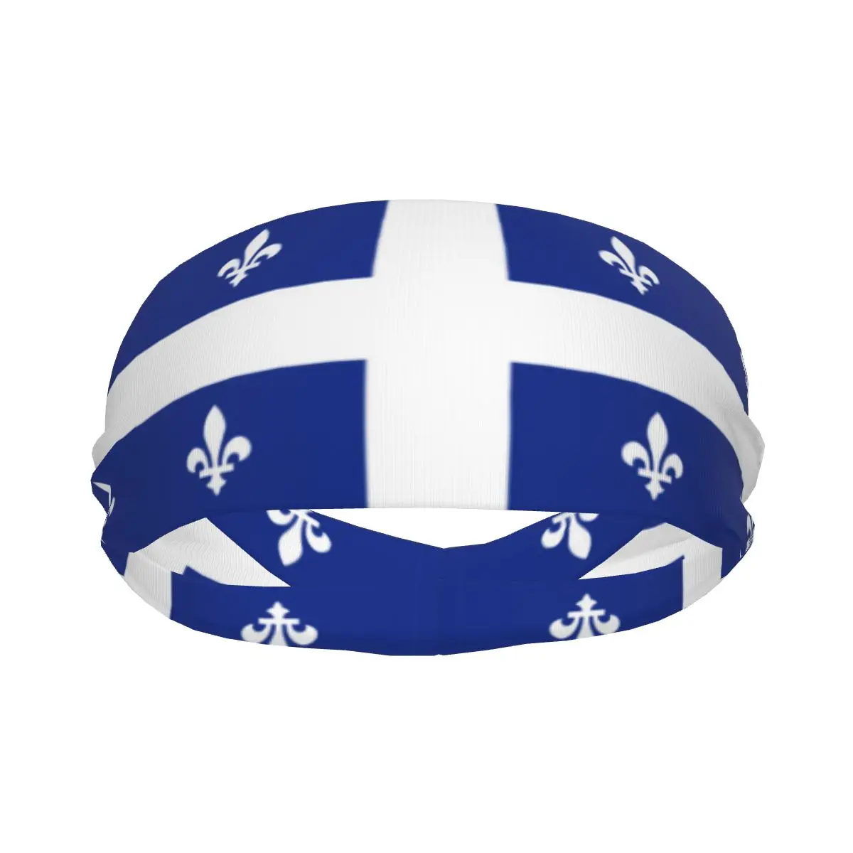 

Повязка на голову с флагом Квебек, Канада, эластичная повязка на голову для йоги, повязка на голову для макияжа