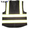 DIY Logo Nighttime Traffic Environment Hygiene Garden Architecture Multi Pocket Reflective Protective Clothing Reflective Coat 2