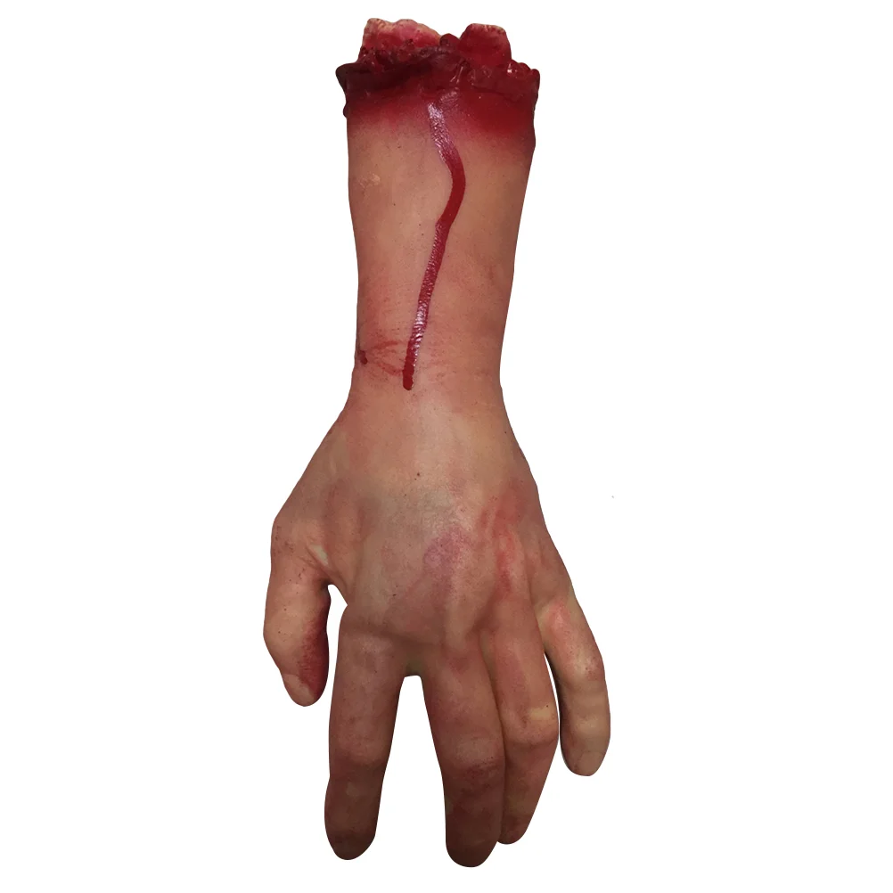 

Broken Hand Blood Horror Halloween Decoration Severed Bloody Limbs Novelty Dead Broken Hand Gadgets for Men