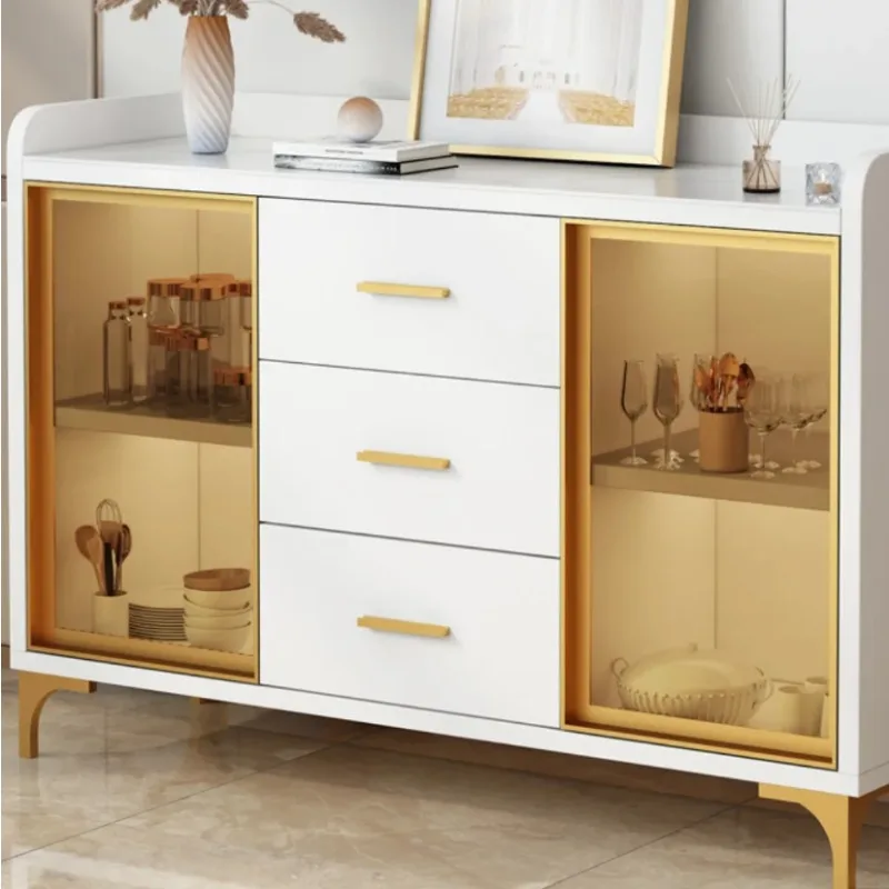 Kitchen Organizer Furniture Built Cabinet Room Cabinet Unfinished Cupboards Wooden Closet Organiser Metal Storage Cabinete Black 6