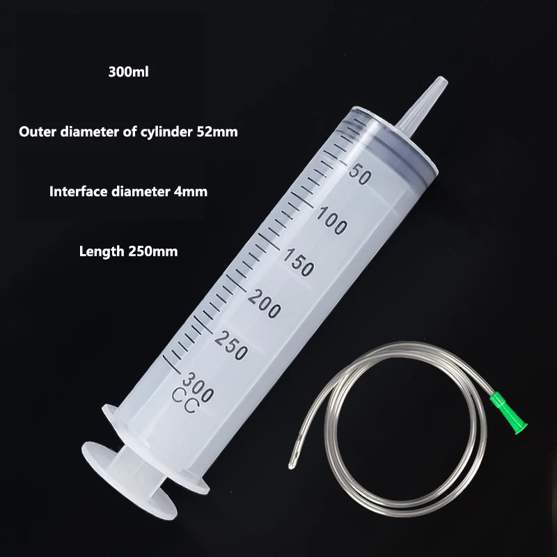 Plastics Large Capacity Syringes Reusable Needle Barrel Oil Pump with Scale Oil Suction Vacuum Syringe Pistol Pump Extractor 1PC oil syringe pump