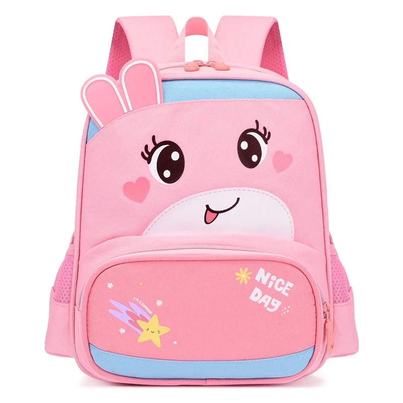 

New Children's School Bag Kindergarten Cartoon Animal Backpack Preschool Boys and Girls Large Capacity Load Reduction Backpacks