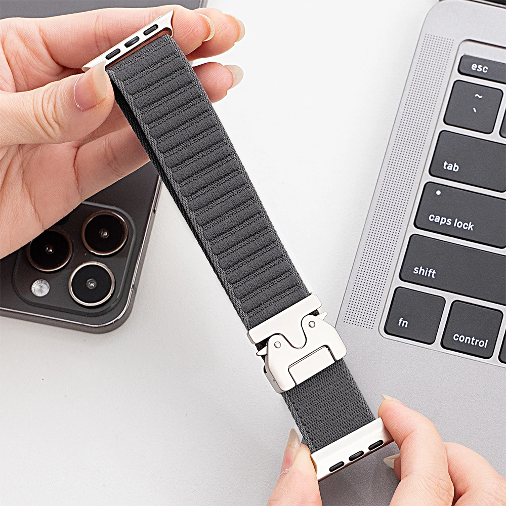 Nylon Sport Loop Band with Alpine Design