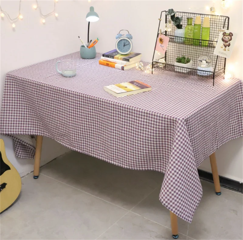 

Waterproof Oilproof Tablecloth Table Cloth Plaid Pattern Table Cover For Party Outdoor Picnic Cloth