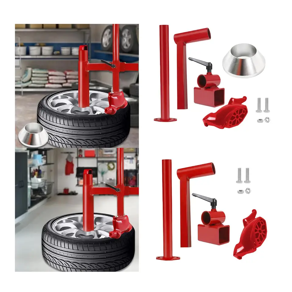 Adaptateur Tête De Canard Pour Changeur De Pneus Manuel - Kit Professionnel Rouge, Métal, Neuf