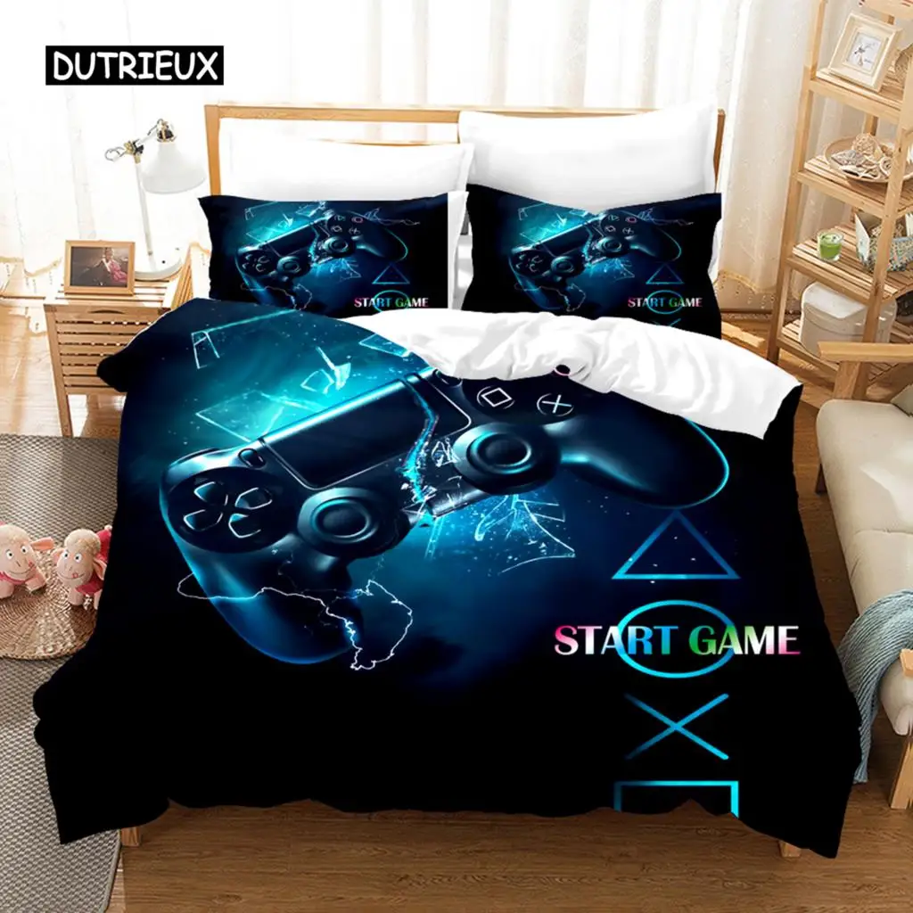 

Duvet Cover Gamepad Bedding Set Kids Boys Teens Gifts Bedroom Decoration Video Game Duvet Cover For Youth New Game Controller