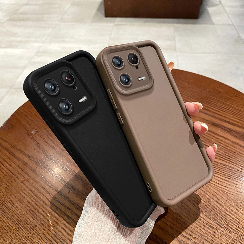 Capa de celular TPU macia com bolhas à prova de choque para Xiaomi Mi 13 13T 12T 12x 12 Po 11 Lite 10 9 com proteção de câmera sólida completa_voghion.com